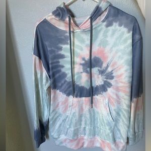 Oversized Spiral Tie Dye Sweatshirt